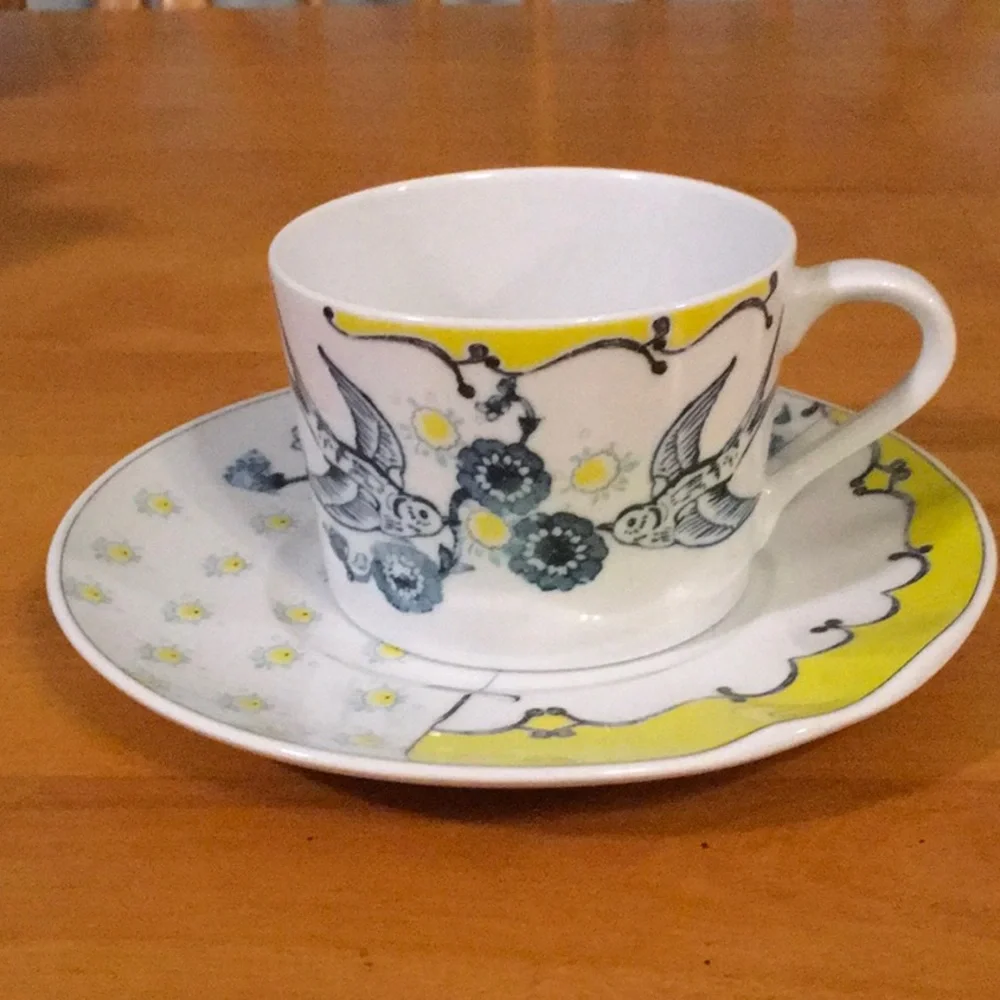 Anthropologie tea cup and saucer by Spal - Picture 7 of 7